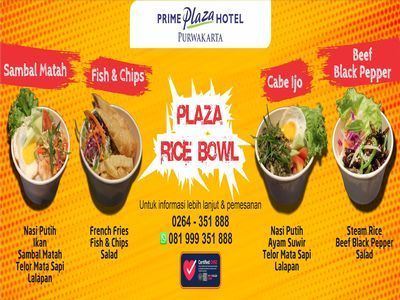 Rice Bowl ala Prime Plaa Hotel Purwakarta